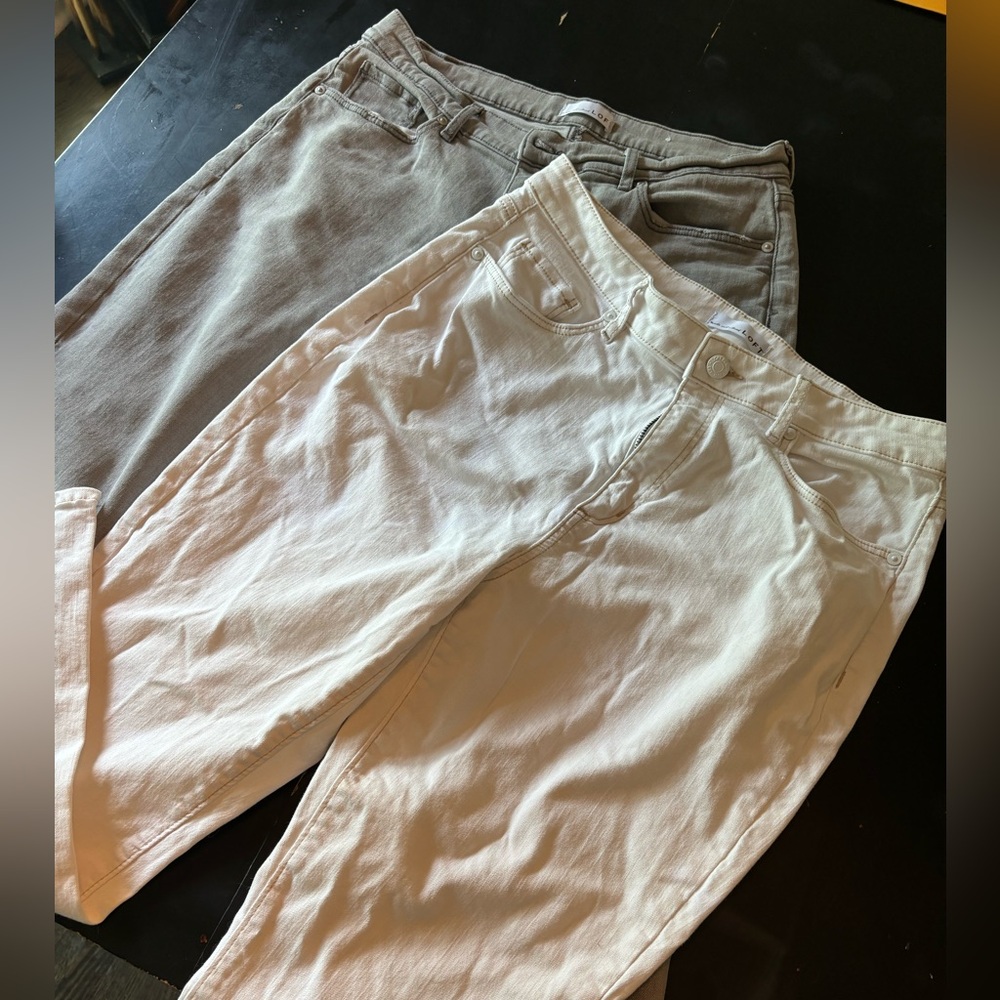 Lot, Loft Jeans, Both Size 30/10